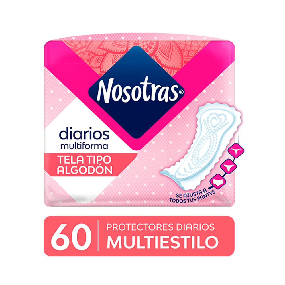 Farmacia Universal Nosotras Multiestilo Protectores Diarios X 60 Unidades 4105